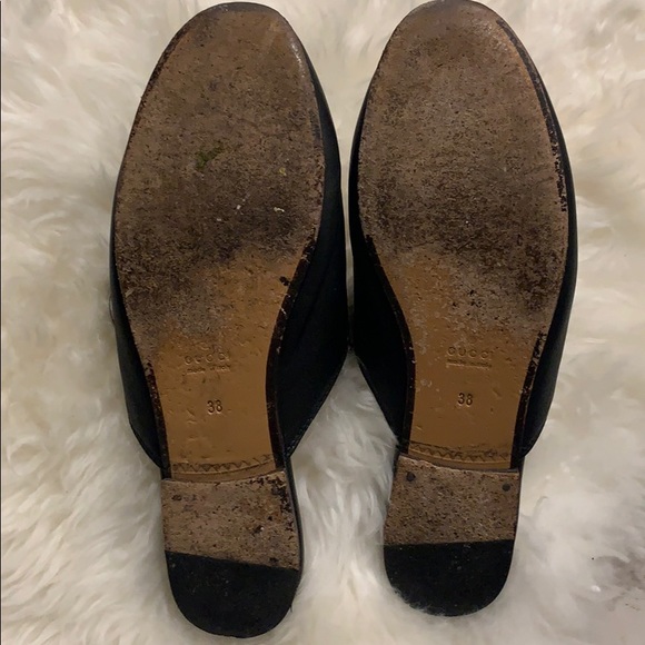📌 GUCCI Princetown appliquéd leather slippers✨ - Picture 3 of 4